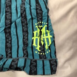 Disney Parks Haunted Mansion Teal and Black Womens 3x Shorts